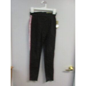 Goldie Pant By Dazz Black With White & Red Side Stripes Size Small New